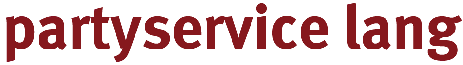 Partyservice Lang Schriftlogo