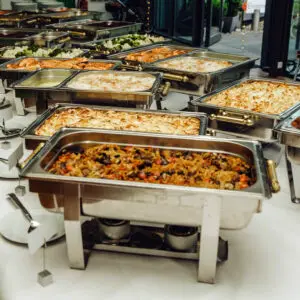 warmes Buffet von Partyservice Lang
